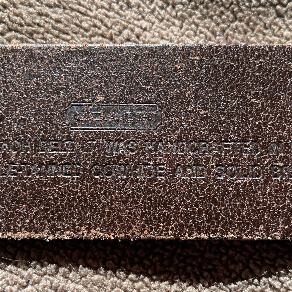 Coach Vintage Women’s Leather Belt - Picture 4 of 14